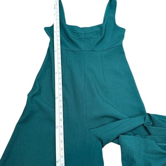 Keepsake The Label Uptown Jumpsuit Emerald Green Wide Leg Sleeveless Size 6 - Picture 5 of 11